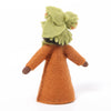 Large Felt Fairy Hazelnut Father Dark Skin Tone | © Conscious Craft